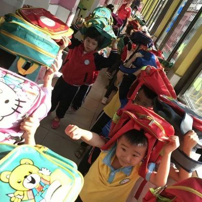 金蘋果中英文第三幼兒園--防火、防震安全演練